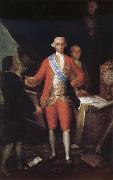 Francisco Goya Portrait of the Count of Floridablance and Goya Spain oil painting artist